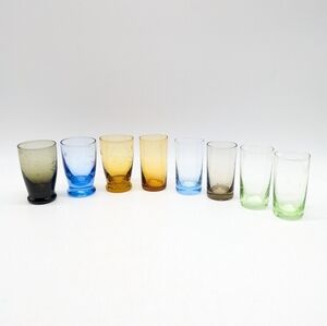 Vintage Shot Glass Bundle Of 8